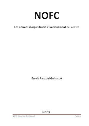 NOFC- Escola Parc del Guinardó