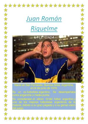 Juan Román Riquelme Revista