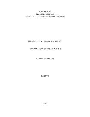 portafolio biología celular