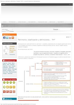 Patrimonio Clasificacion Y Definiciones