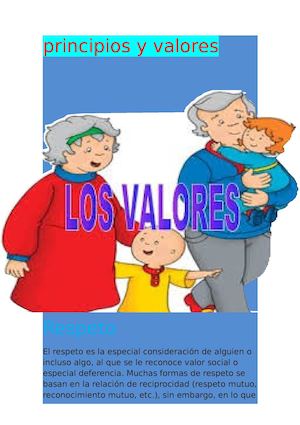 Principios Y Valores