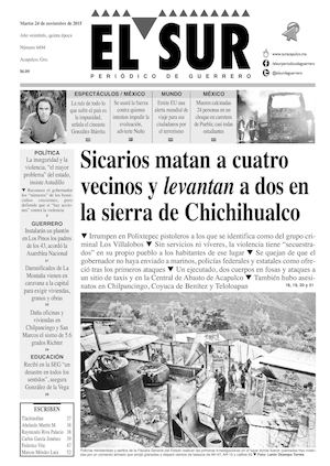 El Sur Martes 24112015