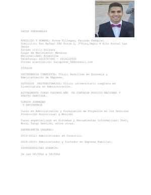 Curriculum Vitae De La Empresa Rouge Bijou