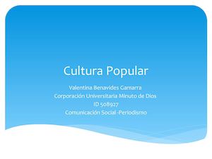 Cultura Popular
