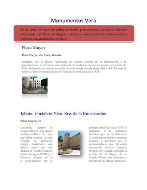 Monumentos de  Vera