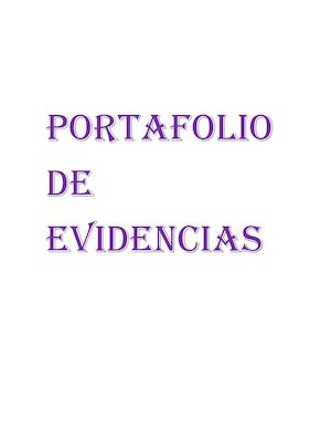 Portafolio De Evidencias Ximena