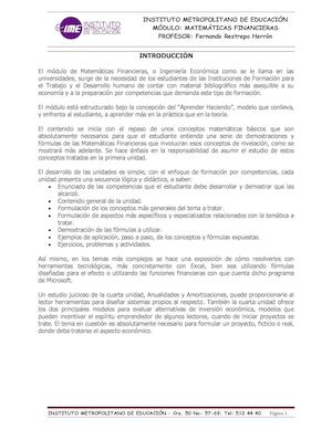 Matematicas Financieras Consolidada Ok