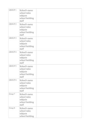 Dream School Project