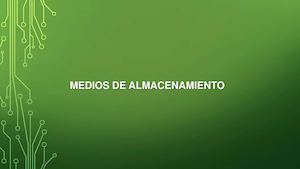 Medios De Almacenamiento