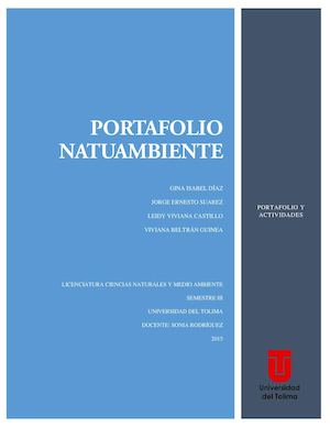 Portafolio Natuambiente