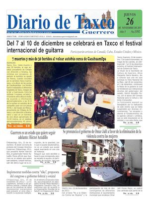 Diario De Taxco Jueves 261115