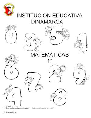 Guía Didáctica matemáticas 1° P1