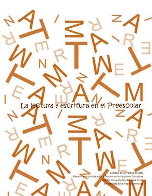 Lectura Y Escritura En Preescolar
