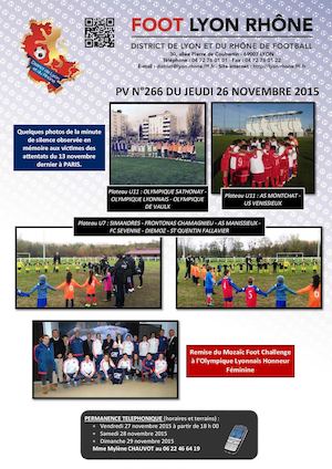 PV 266 du jeudi 26 novembre 2015