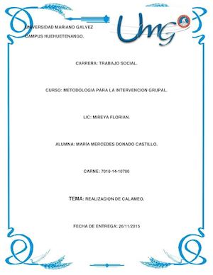 TRABAJO SOCIAL EN GRUPO