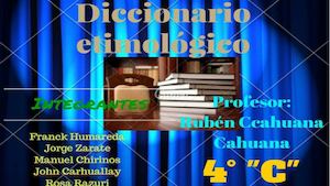 Etimología - 4° "C" Grupo 1