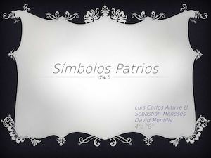 Símbolos Patrios Y Naturales de Mérida-Venezuela