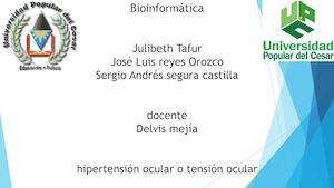 9. HIPERTENSION OCULAR O TENSION OCULAR