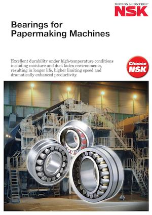 Bearings For Papermaking Machines