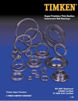 Timken -Super Precision Thin Section Instrument Ball Bearings