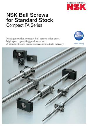 NSK Husillos Rectificados Compact FA Series