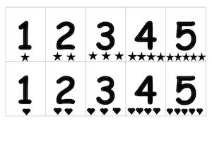 Tarjetas Numero Cantidad