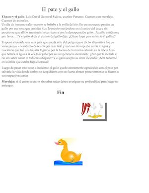 El Pato Y El Gallo