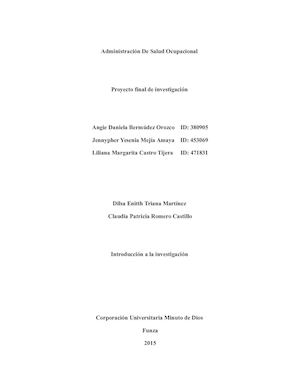 Proyecto Final De Investigación 1