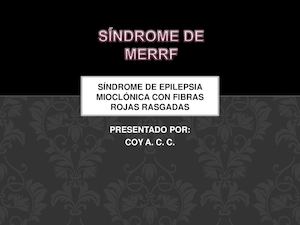 SÍNDROME DE MERRF