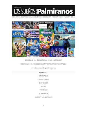 Revista N0 31 1 Recordando El Mundo De Disney Disney On Ice Frozen