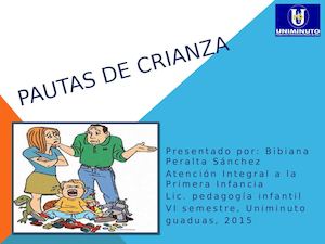 Cartilla Pautas De Crianza Vi