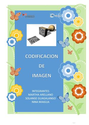 Codificación De Imagenes