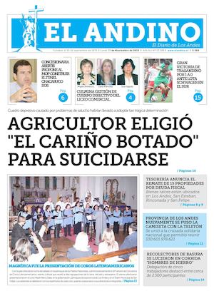 Diario El Andino - Lunes 30 de noviembre de 2015