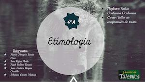Etimología - 4° "A"