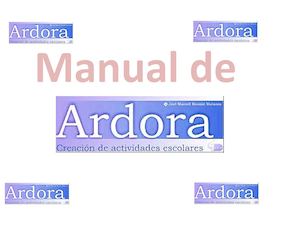 Manual De Herramienta Web Ardora