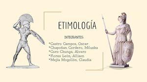 Etimología - 4° "B"