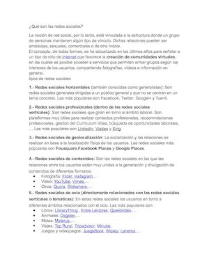 Qué Son Las Redes Sociales