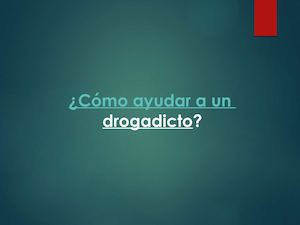 Como ayudar a un drogadicto