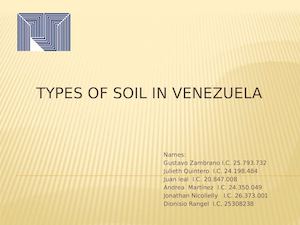 Types Of Soil In Venezuela 3 1