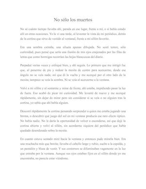 No Sólo Los Muertos