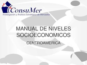 Manual De Niveles Socioeconomicos
