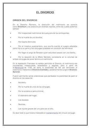 El Divorcio