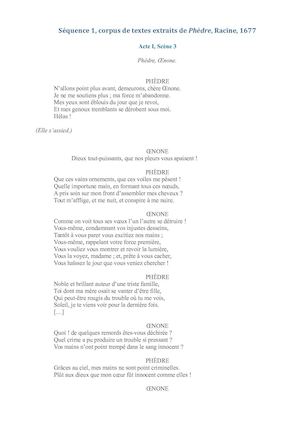 Corpus Phèdre