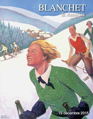 VENTE DE TABLEAUX DE MONTAGNE DU 19 DECEMBRE 2015 - BLANCHET ET ASSOCIES