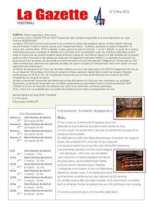 EATFOOTBALL-La Gazette N°2