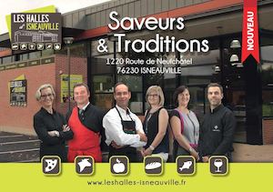 Plaquette Les Halles d'Isneauville