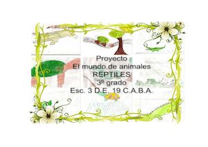 Conocimiento del Mundo Animal: Reptiles