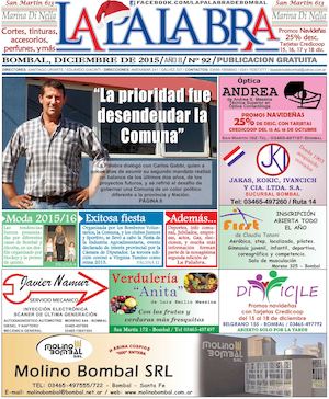 La Palabra Nº 92 (Diciembre de 2015)