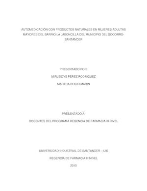 Proyecto Automedicación con Productos Naturales