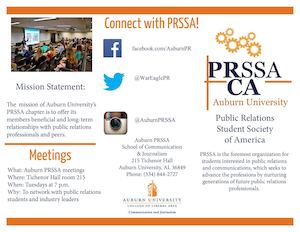 PRSSA Brochure